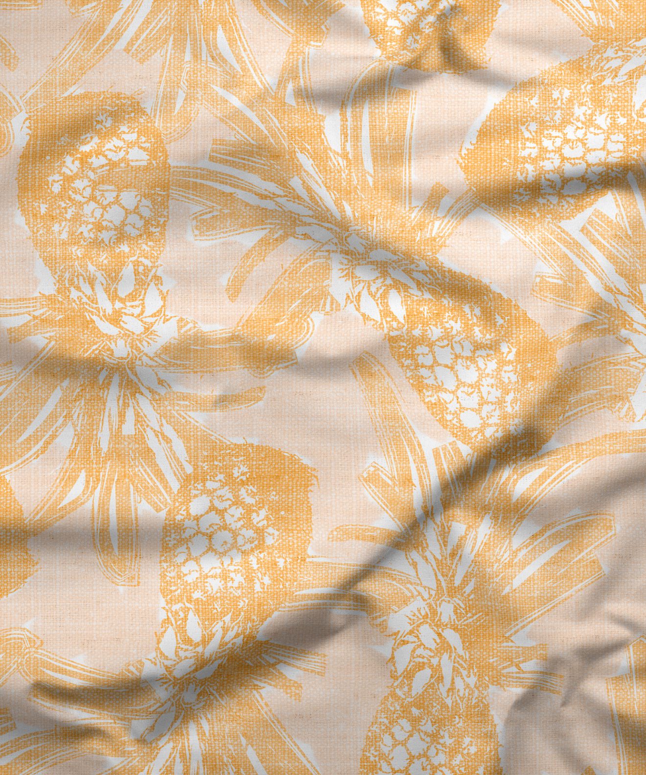 Calypso Pineapple Fabric • Sixhands