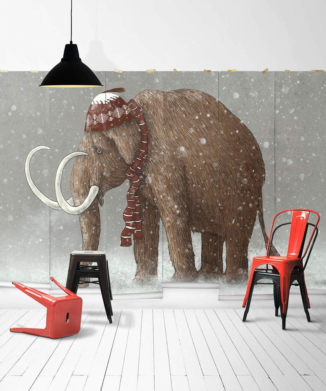The Ice Age Sucked is a Elephant Mural