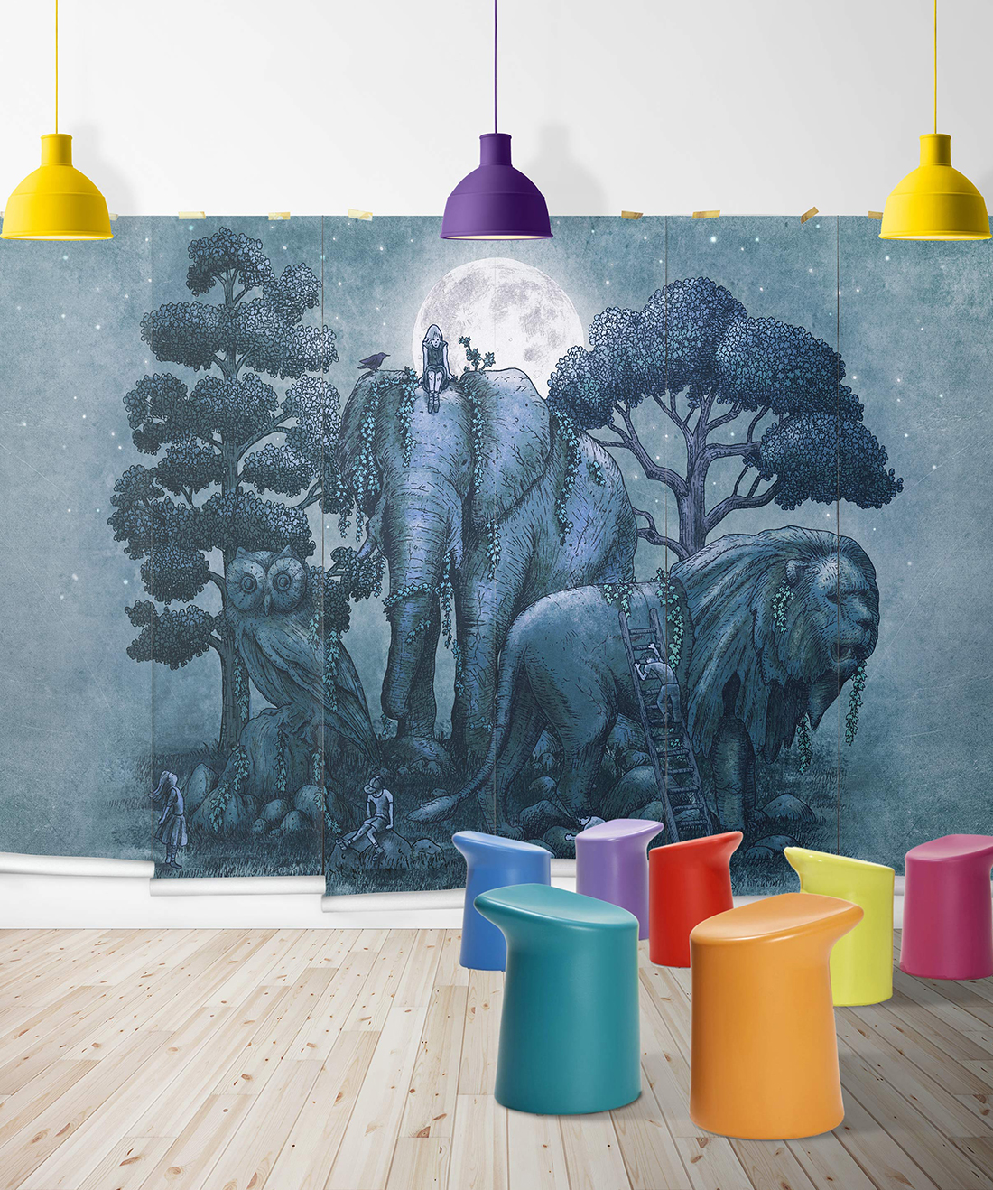 Might in the Stone Garden is anAnimal wall mural