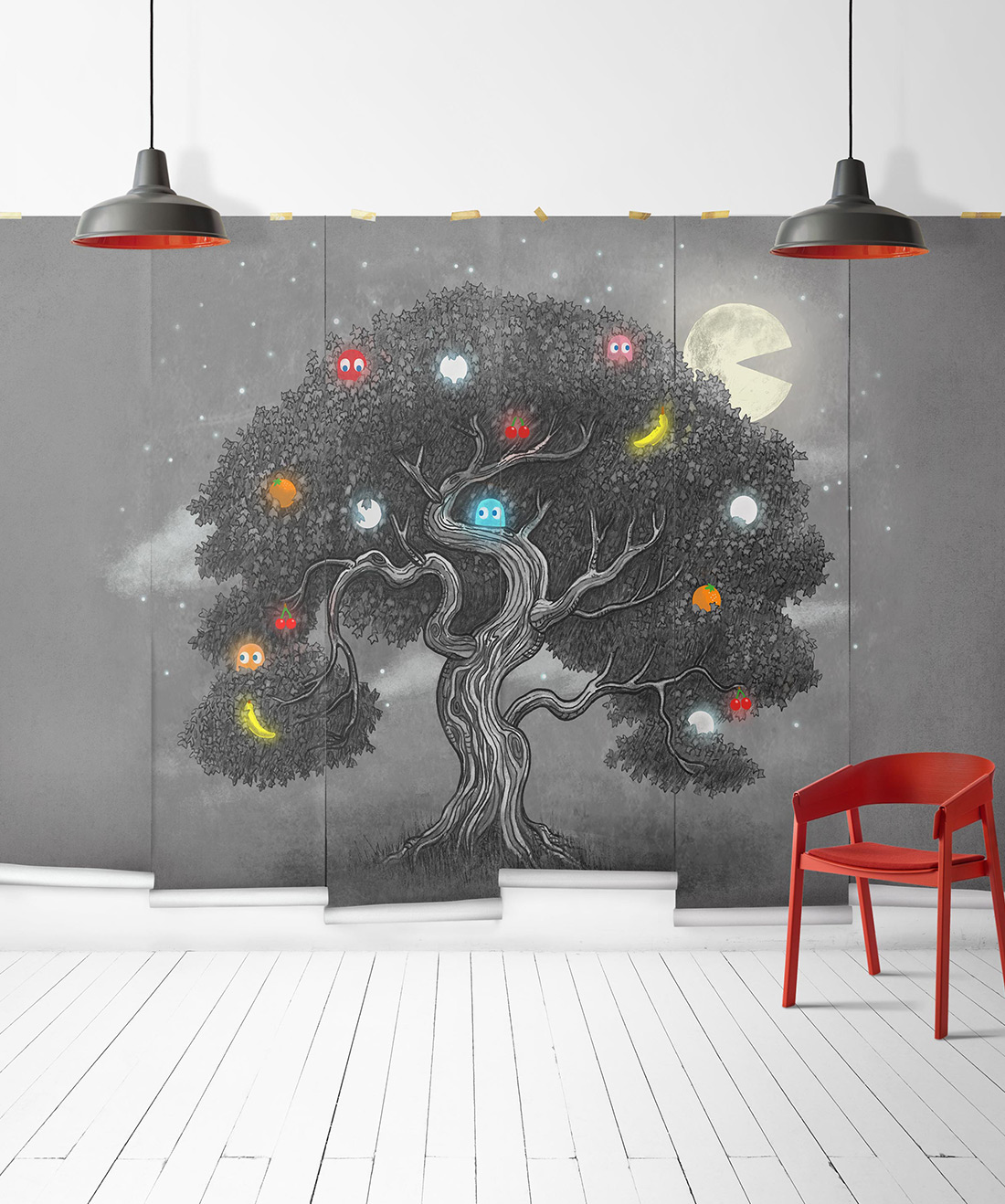 Midnight Snack is a Tree Wall Mural