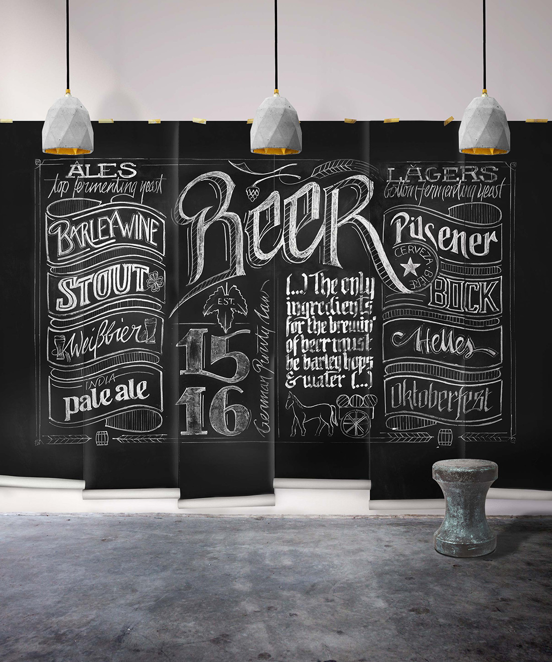 Beer Wall Mural
