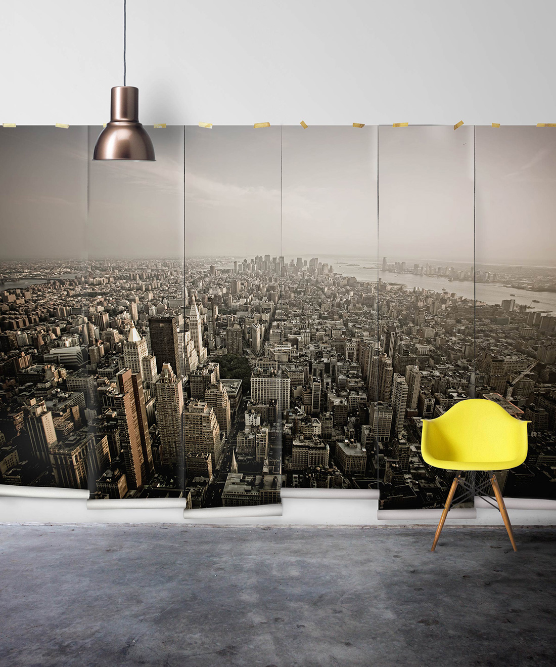 New york city photo mural