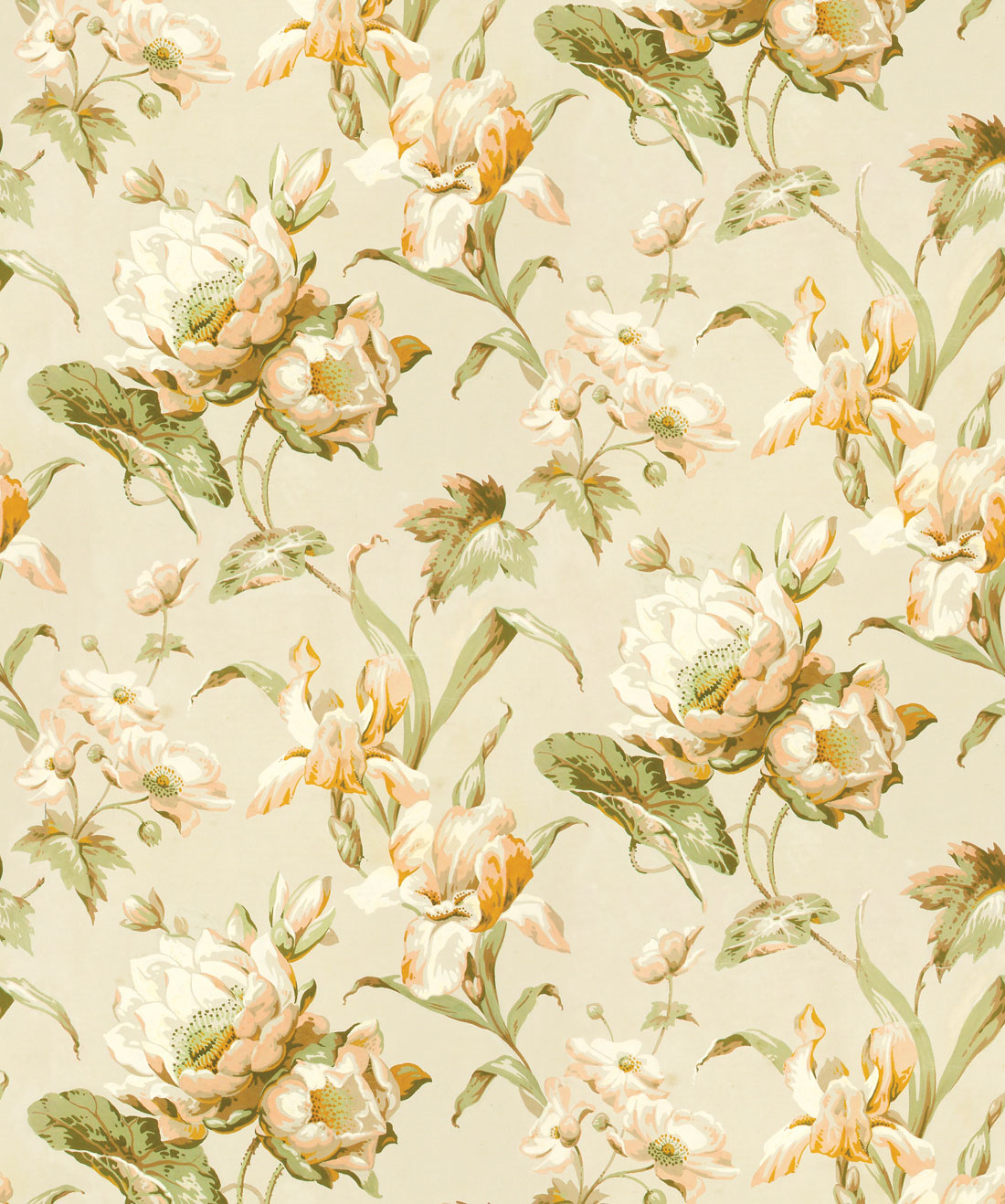 Aux Fleurs Wallpaper