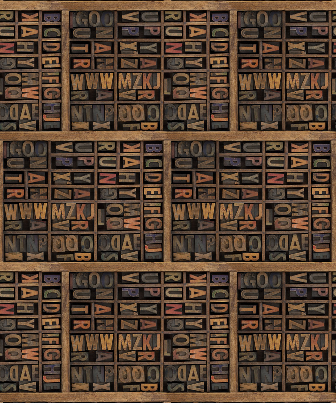 Letter Press Wallpaper
