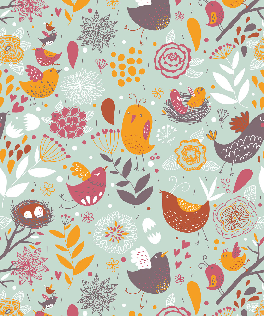 Feather Your Nest is an enchanting autumn Wallpaper