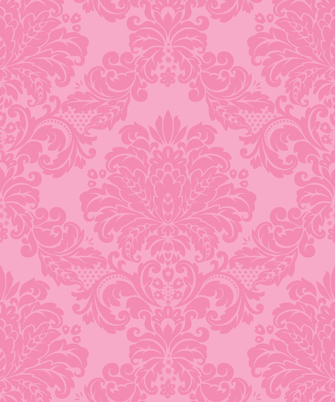 Pink Damask Wallpaper