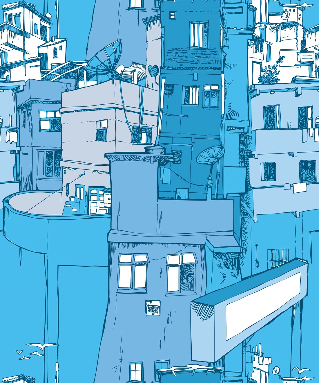 Rio Blue Surf is a Brazilian City Wallpaper