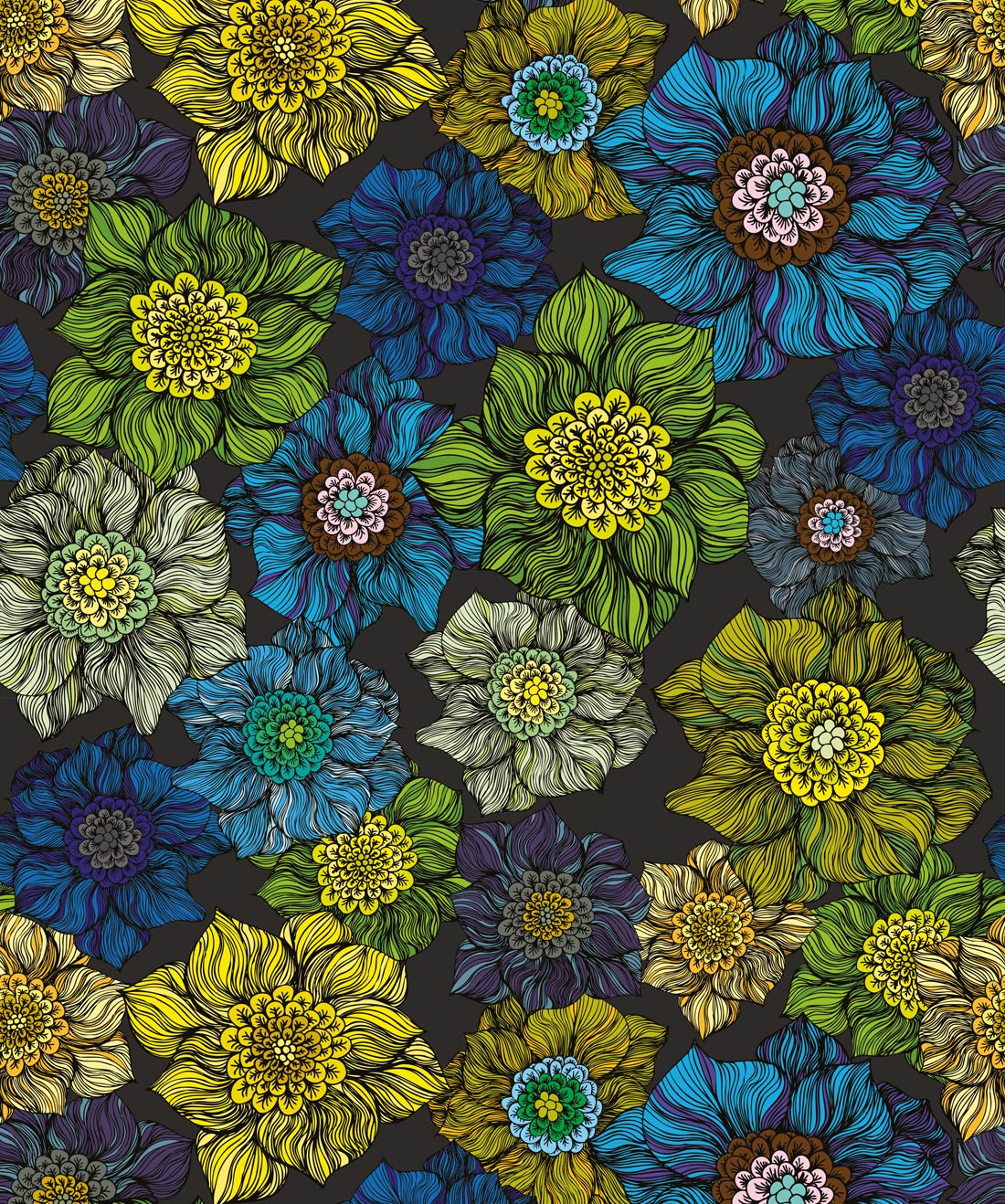 Sture is a flamboyant floral design
