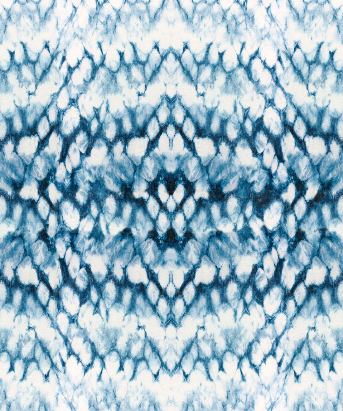 Entomology in Indigo is a diamond tie die Wallpaper