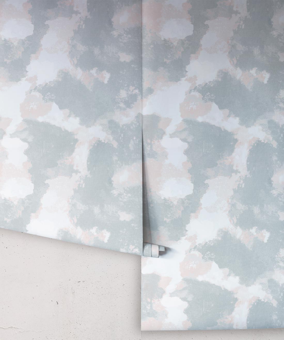 Autumn Path Wallpaper Sage • Shibori Abstract • Rolls