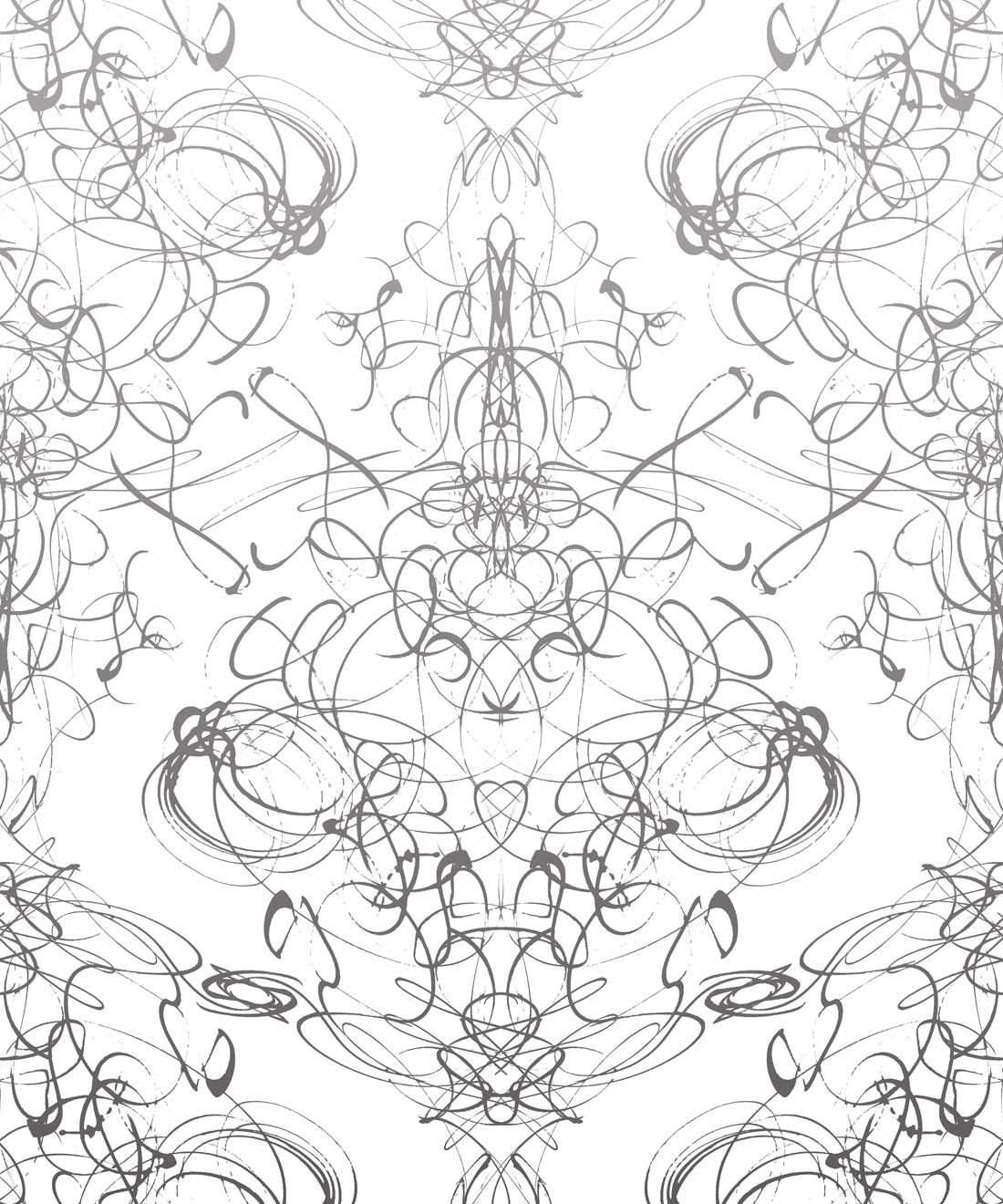 Menna Wallpaper by Simcox • Color black and white • Contemporary Wallpaper • swatch