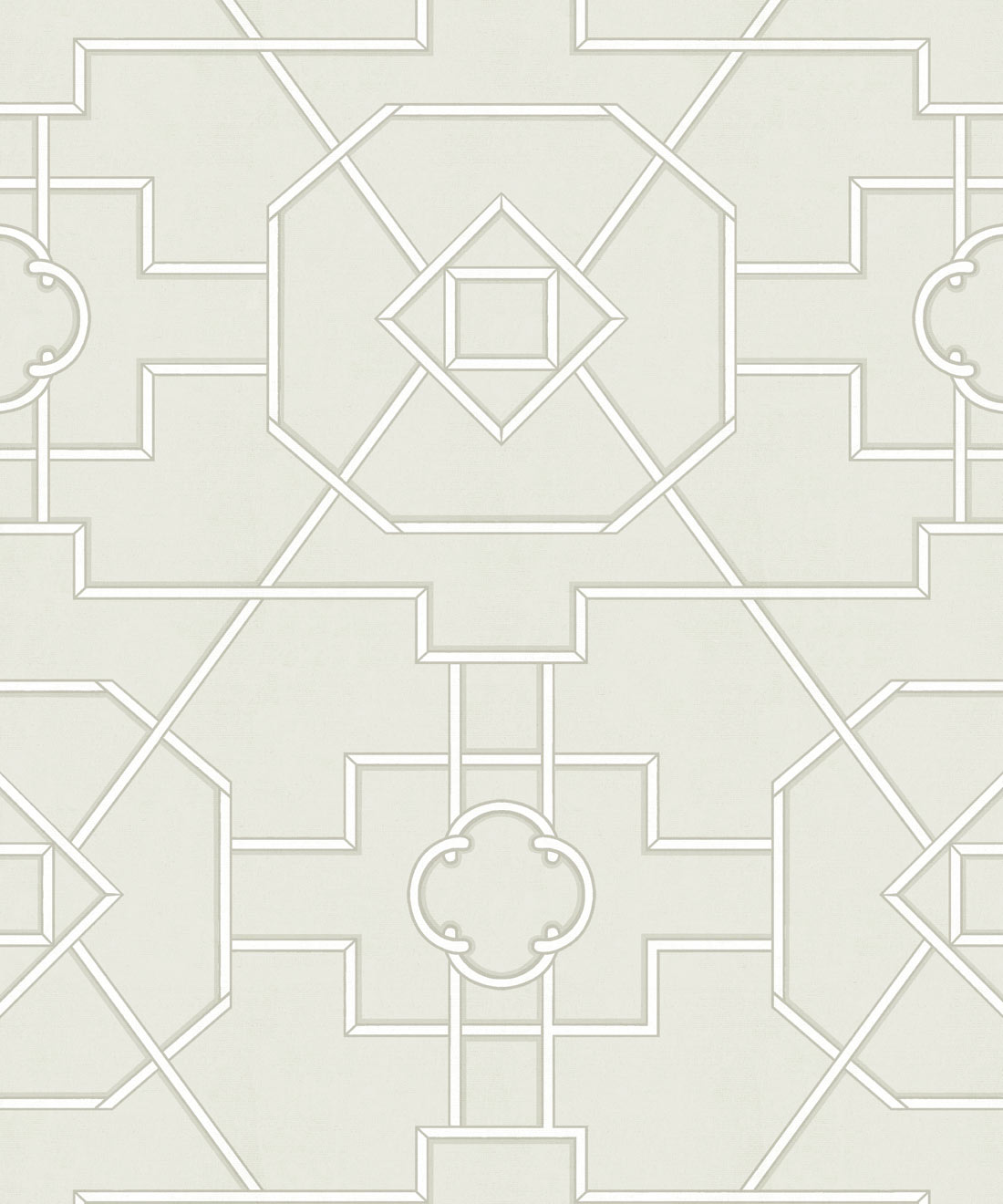 Trellis Wallpaper • Geometric Wallpaper • Beige Wallpaper • Swatch