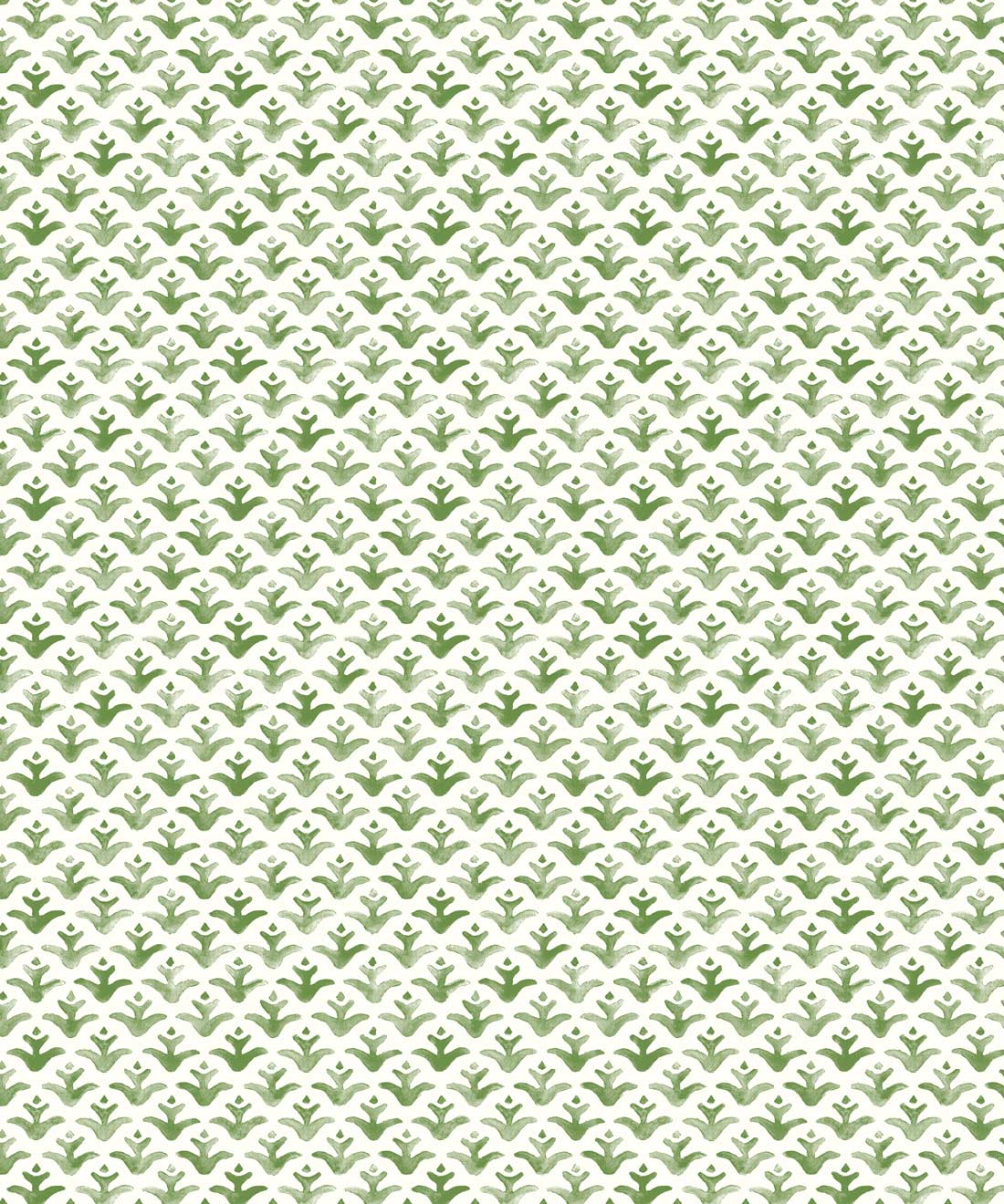 Astor Wallpaper • contemporary watercolor • Green Wallpaper • Moss • Swatch