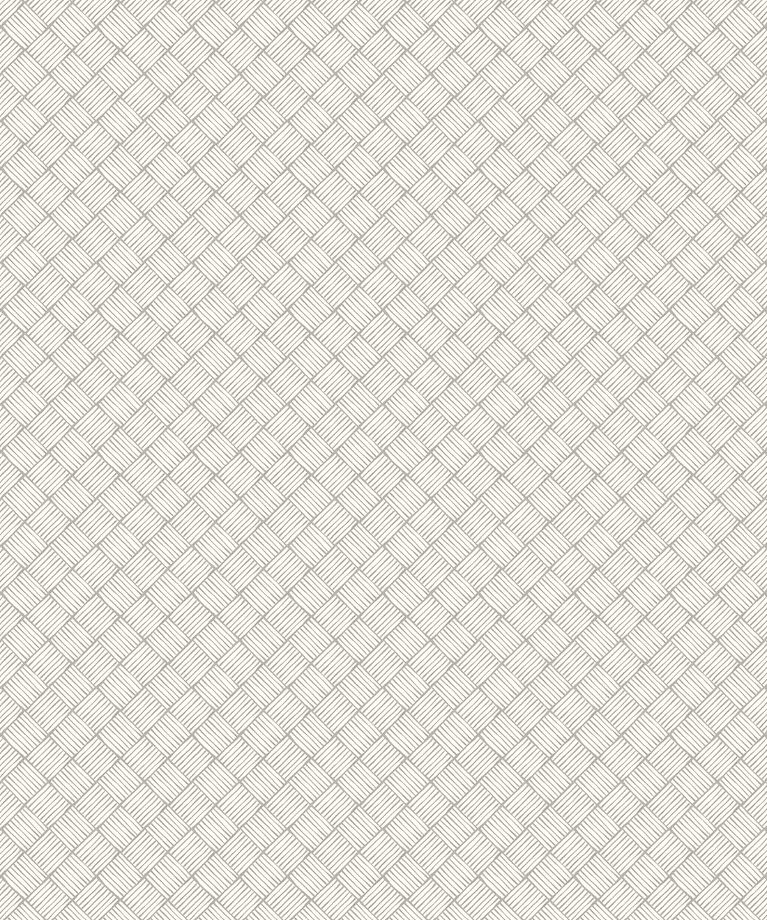 Thompson Wallpaper • Geometric Disamods • Dianne Bergeron • Putty • Swatch