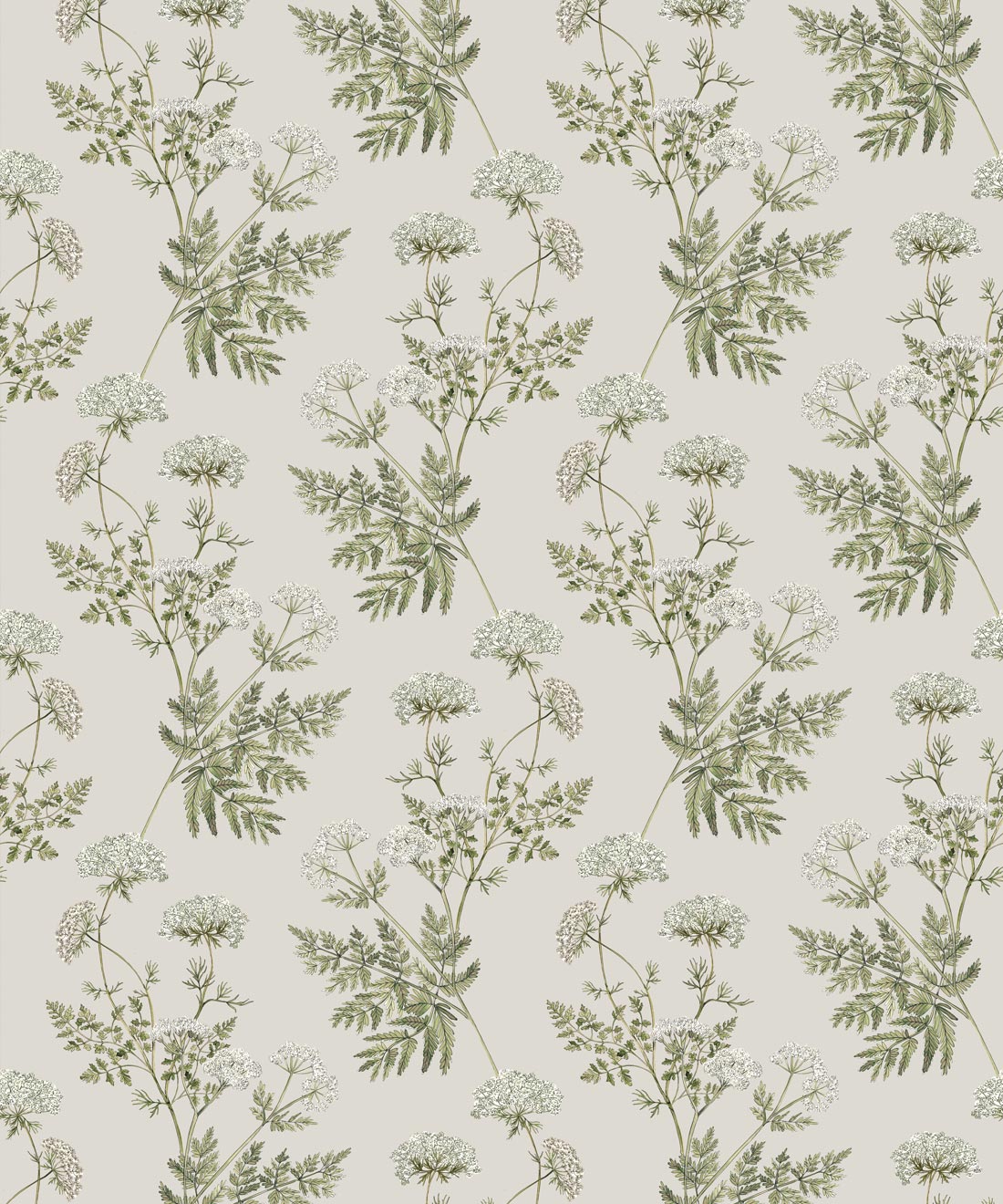 Cicely Wallpaper • Wildflower • Hackney & Co. • Light Stone • Swatch