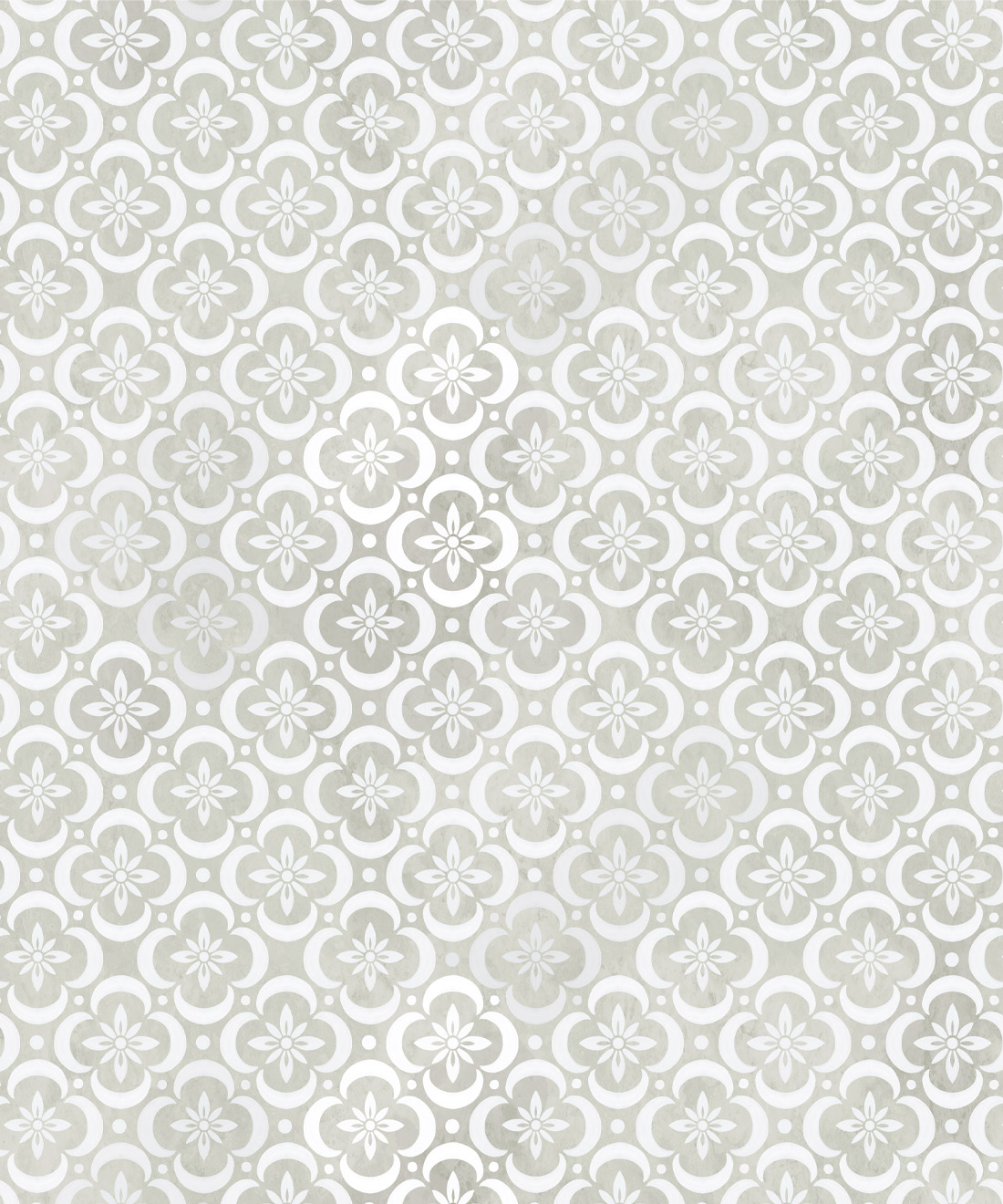 Garden Tiles Wallpaper • Geometric Wallpaper • Beige • Swatch