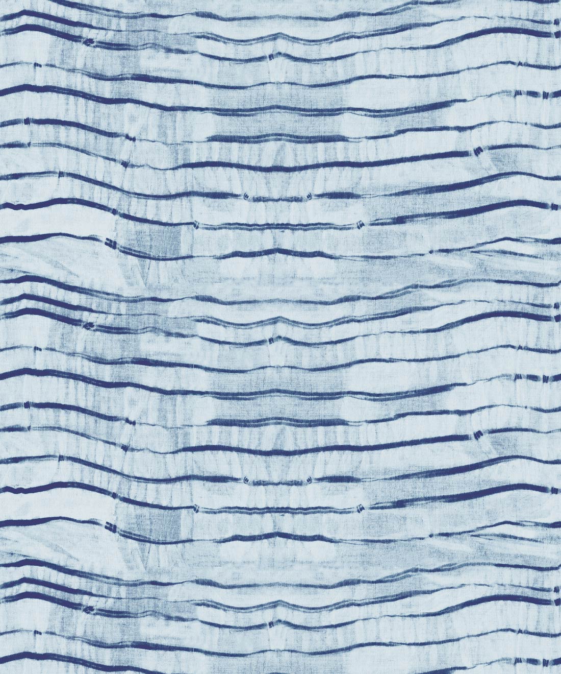 Lyrical Wallpaper • Japanese waves • Shibori • Indigo • Swatch