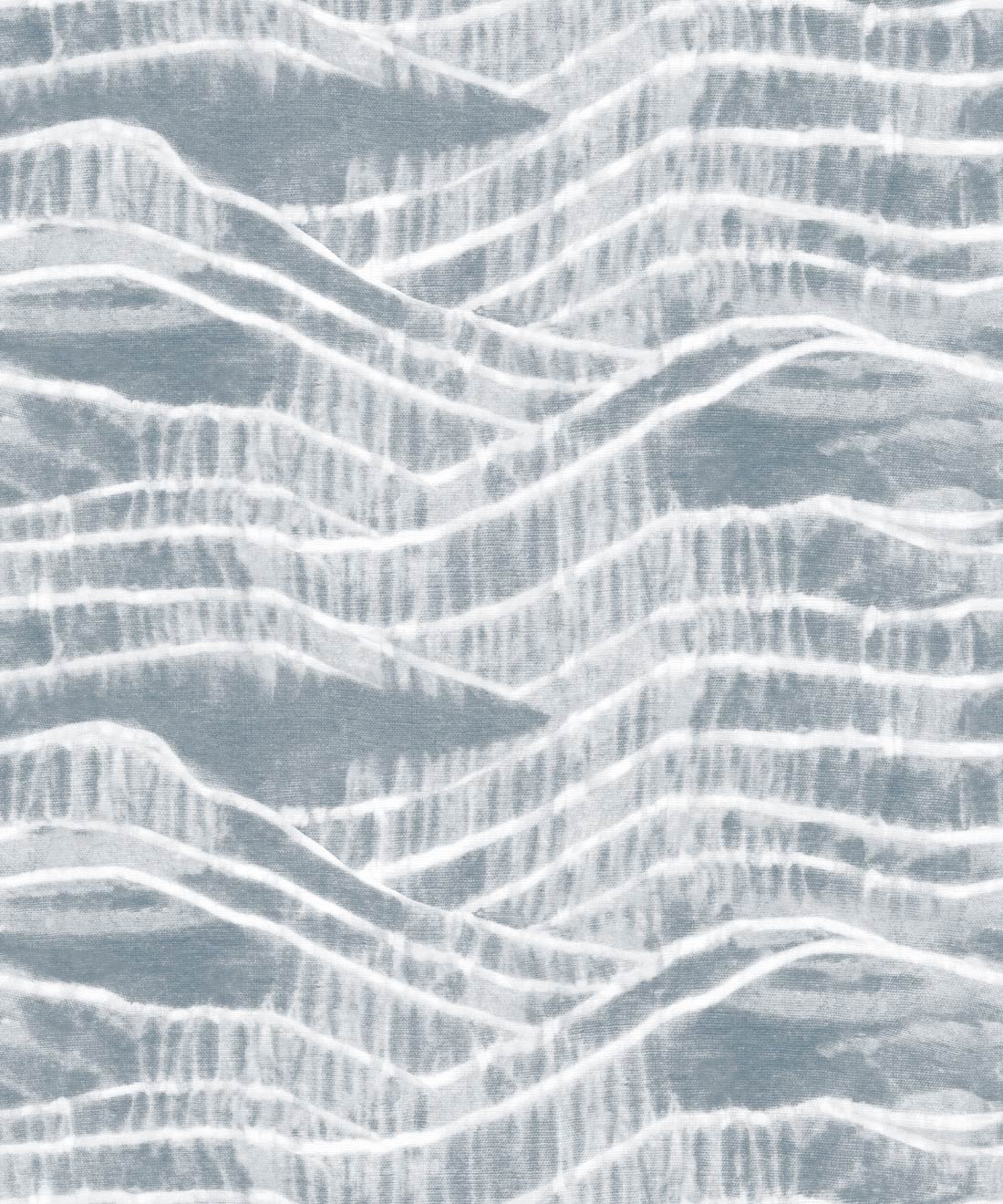 Vista Wallpaper • Tie-dye mountain • Shibori • Washed Denim Reversed • Swatch