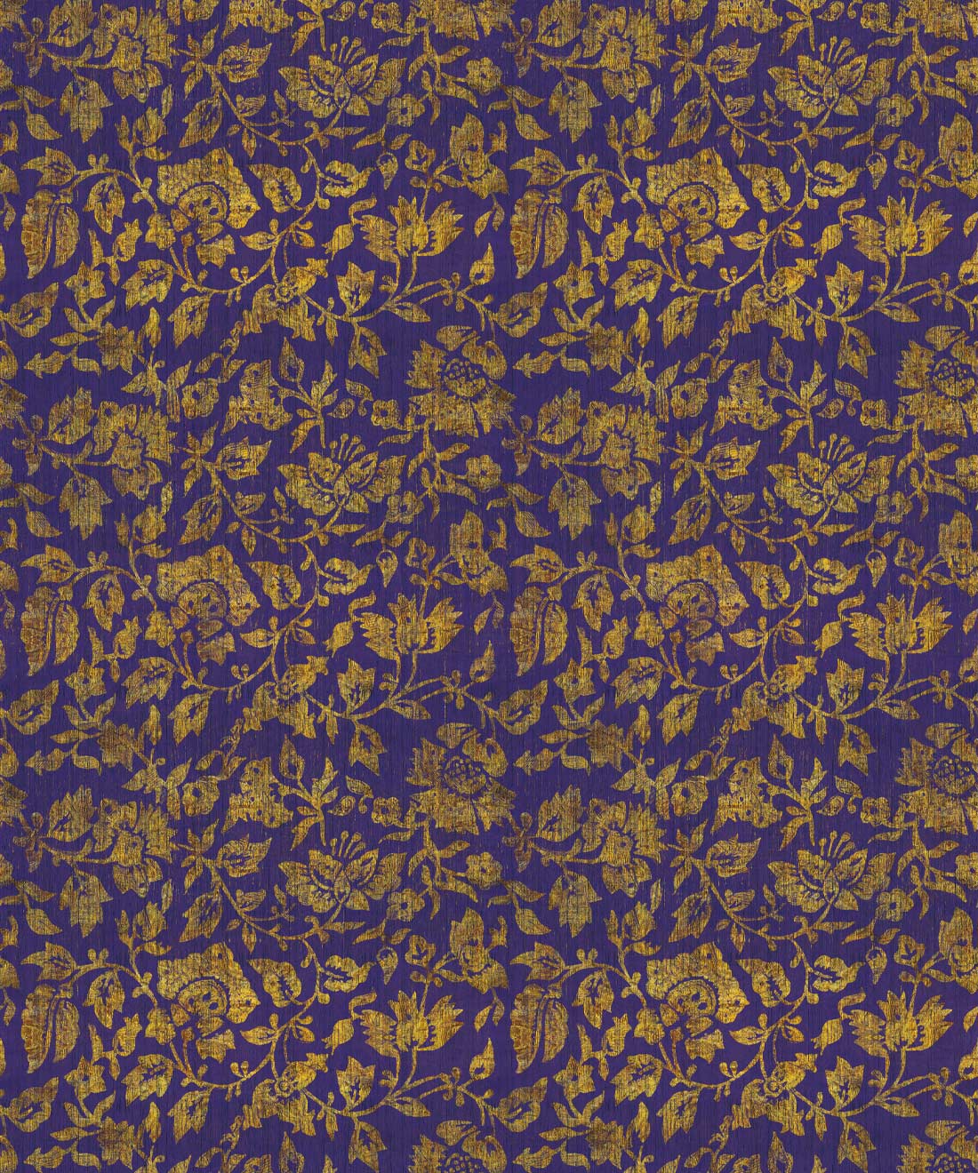 Damask Bloom Wallpaper • Violet • Swatch