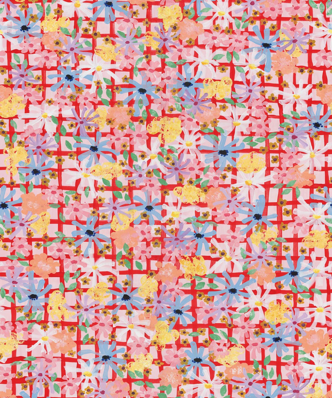 Bees Knees Wallpaper • Tiff Manuell • Colorful Geometric Wallpaper • Swatch