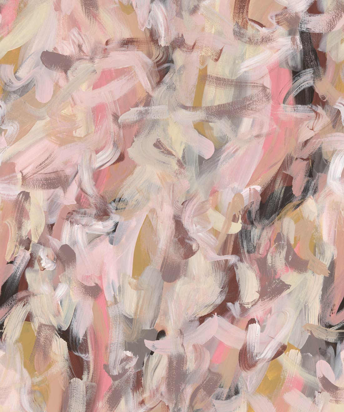 He Said She Said Wallpaper • Tiff Manuell • Abstract Painting Wallpaper • Swatch