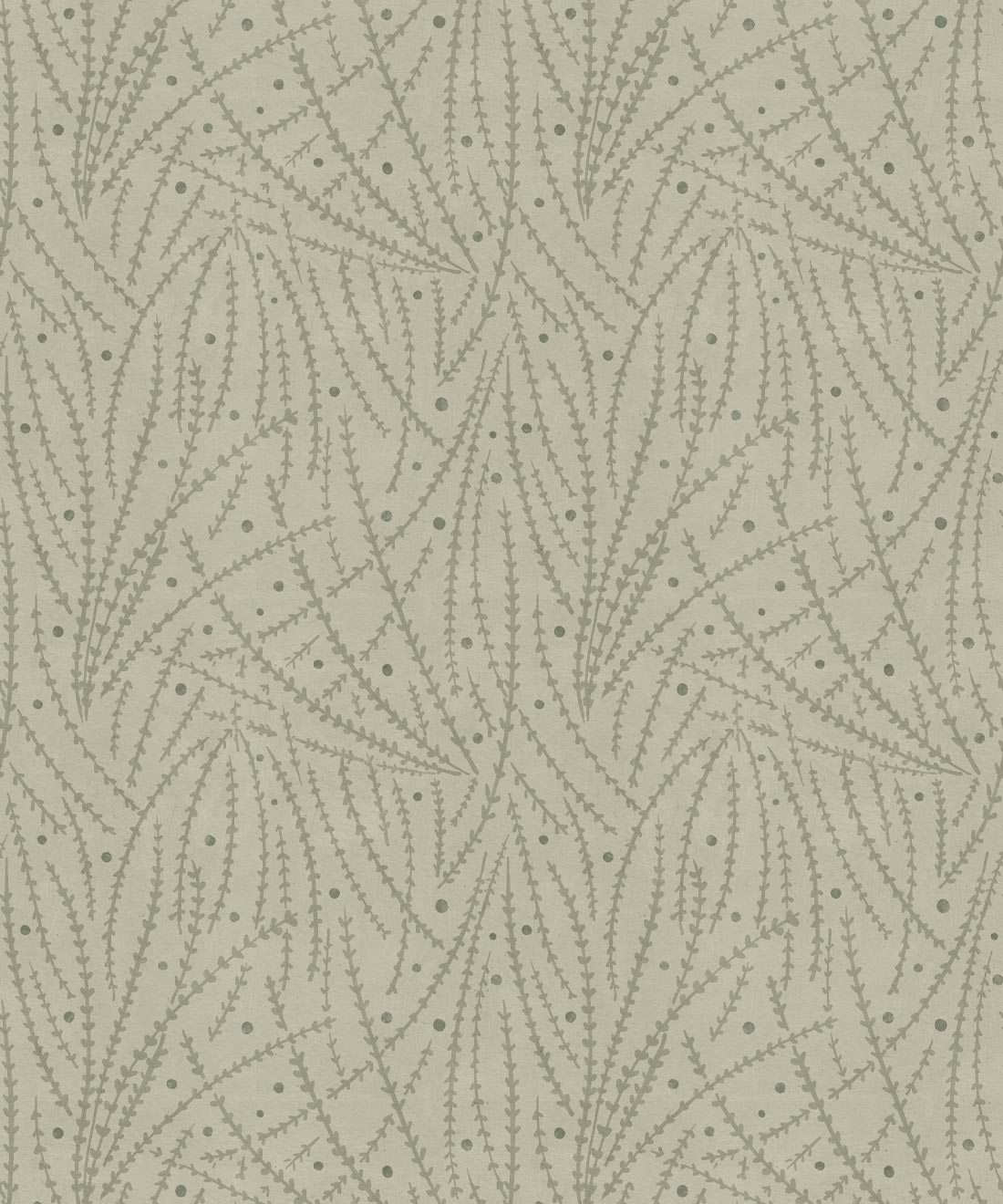 Brush Wallpaper • Floral Wallpaper • Sage • Swatch