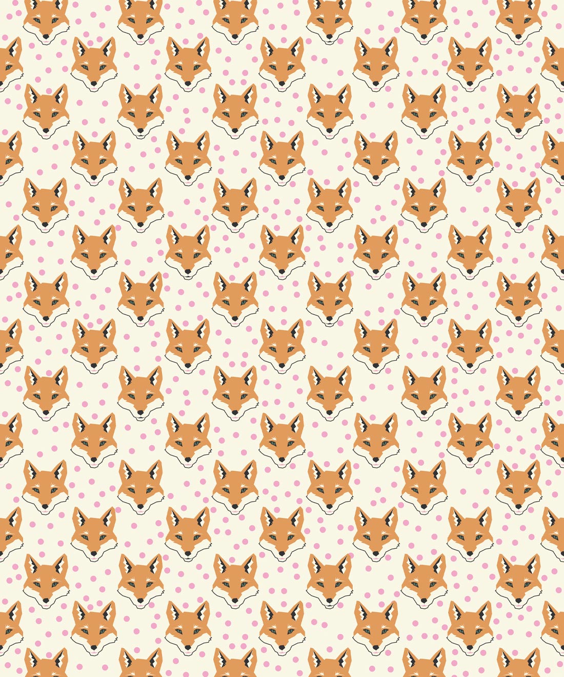 Foxes Wallpaper • Animal • Swatch
