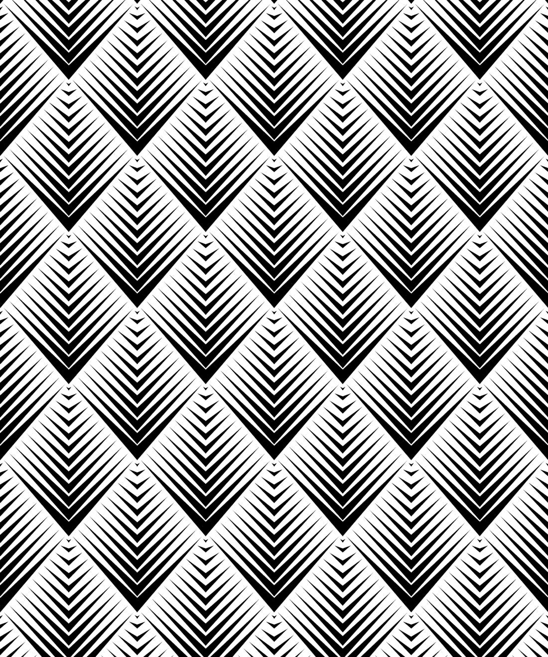 Nocturnal Wallpaper • geometric • Monochrome • Swatch
