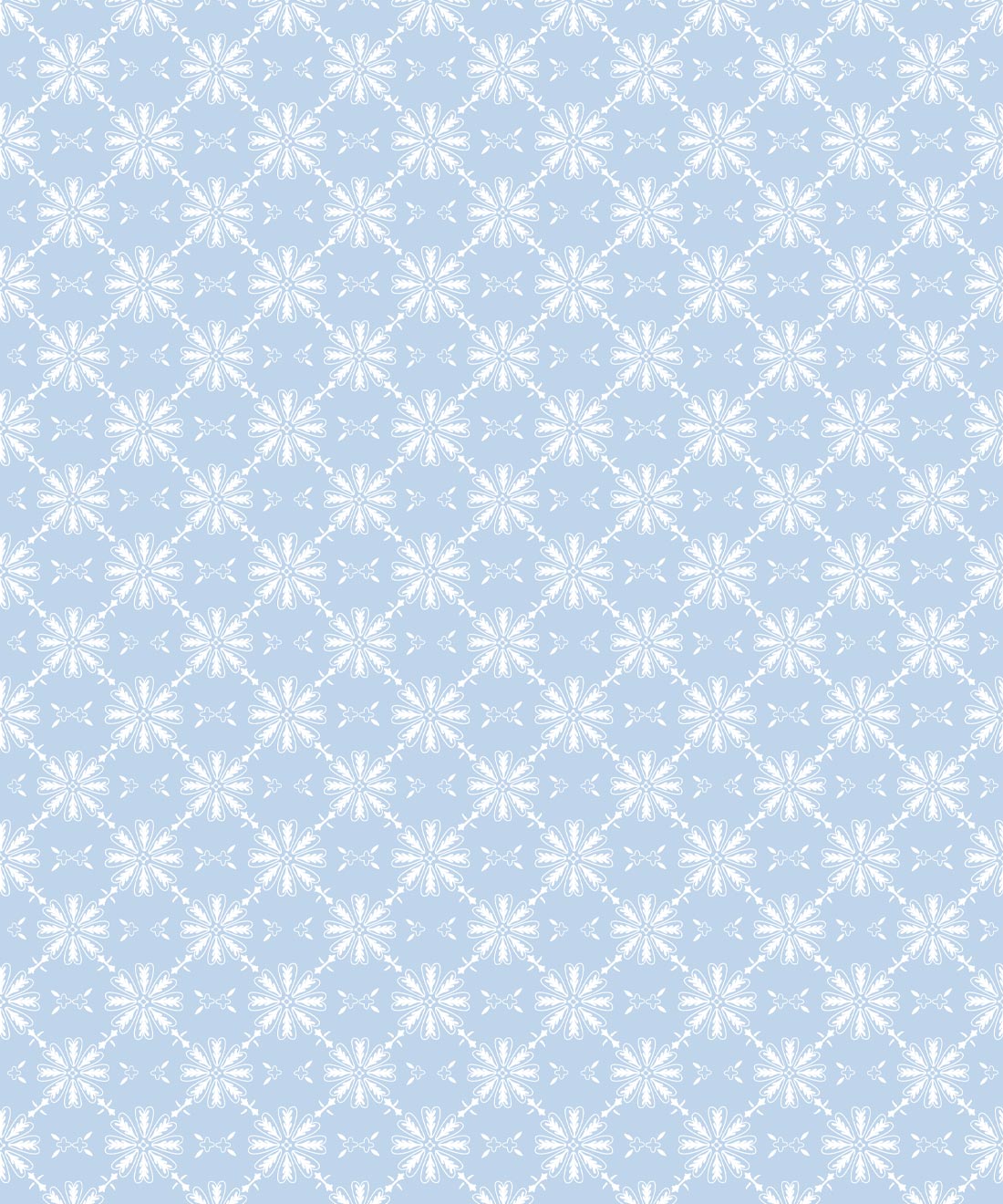 Sunflower Wallpaper • Floral Wallpaper • Bell Blue • Swatch