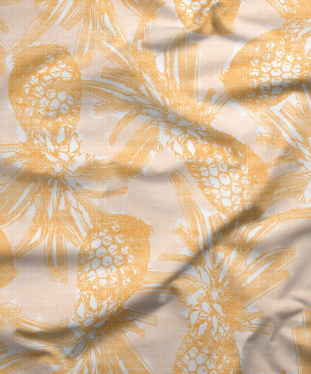 Calypso Pineapple Fabric • Sixhands