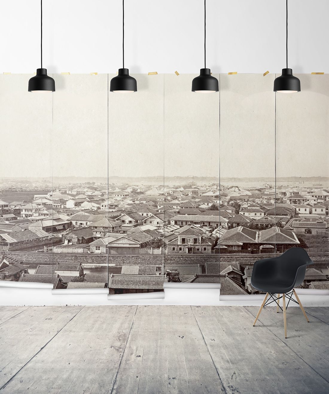 Wilkie & Laufenbee is a vintage town Mural