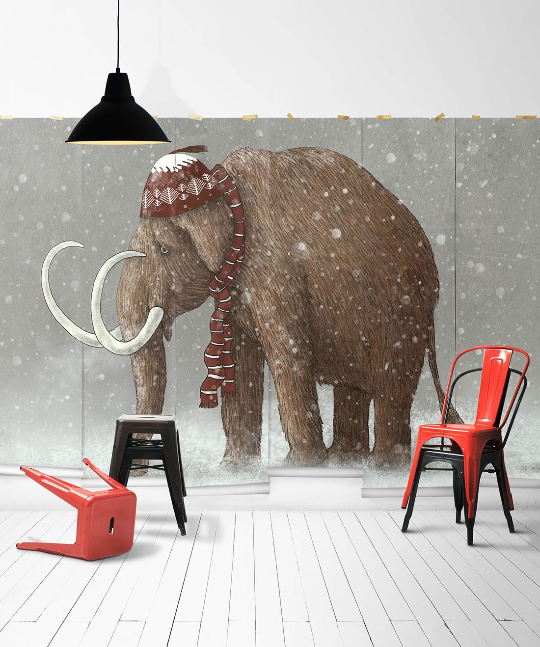 The Ice Age Sucked is a Elephant Mural