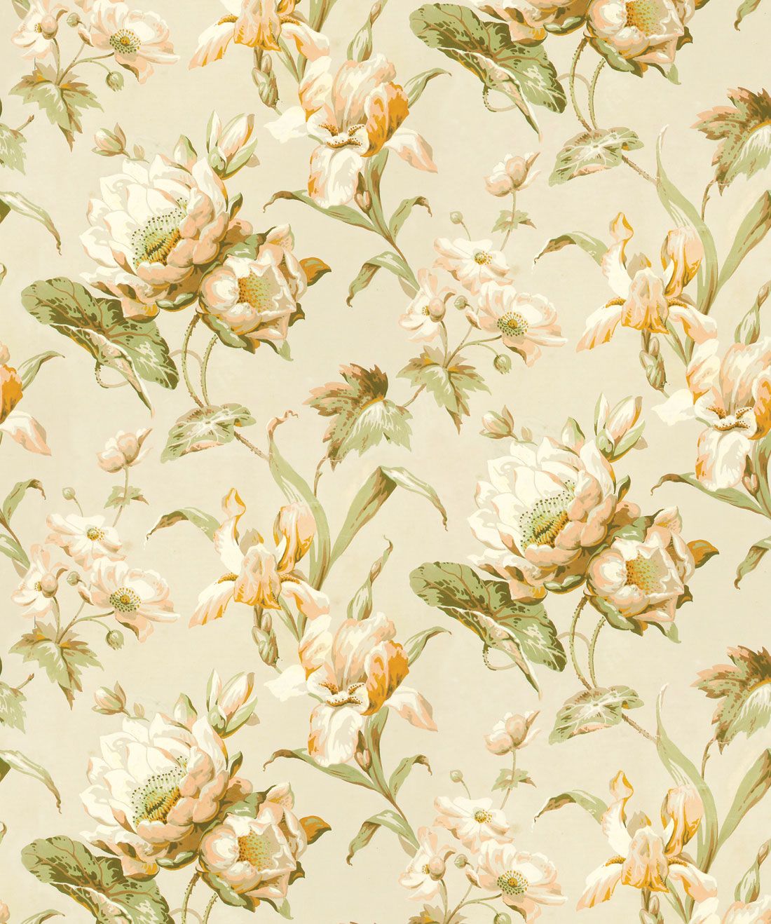 Aux Fleurs Wallpaper