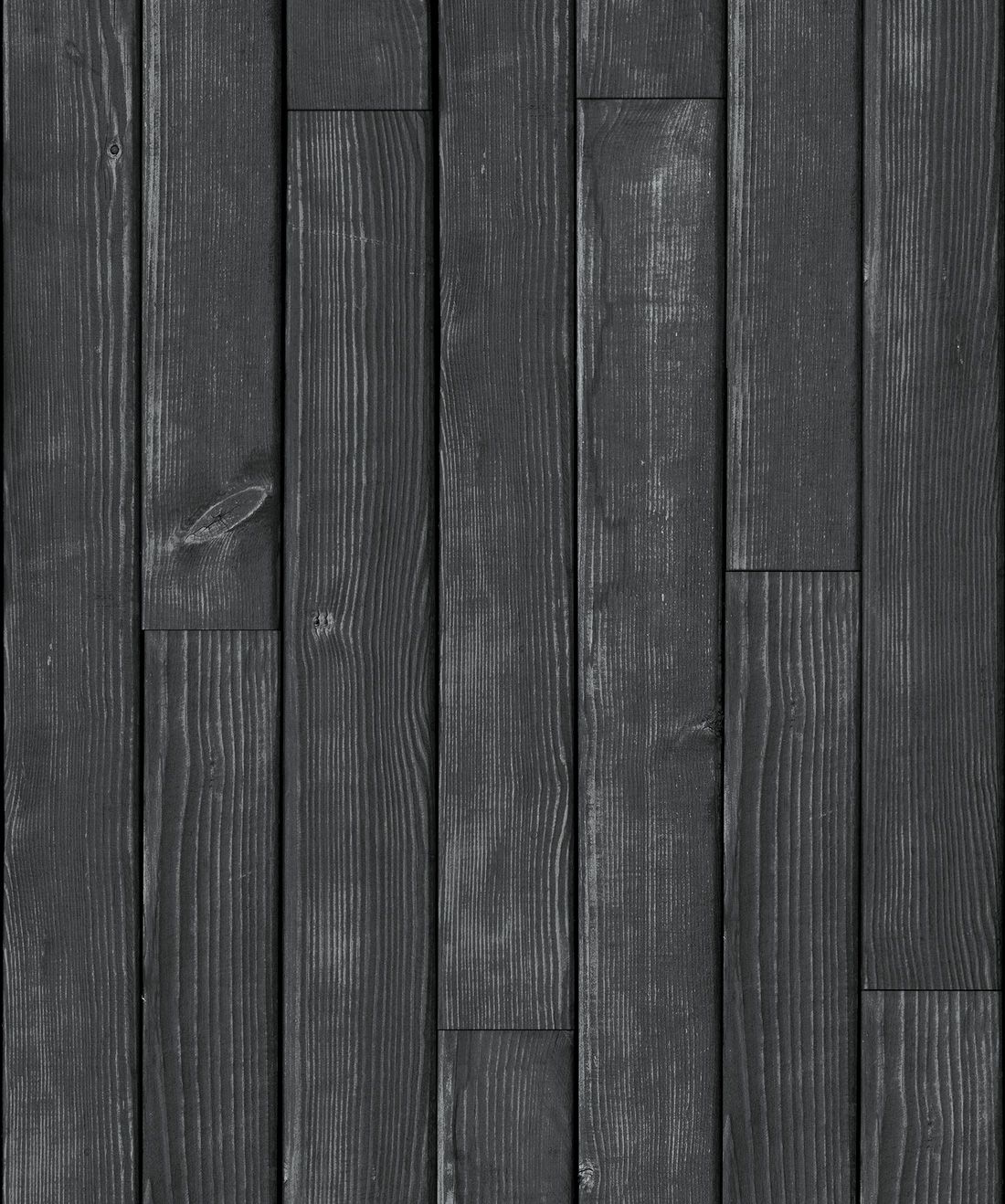 Black wooden boards wallpaper