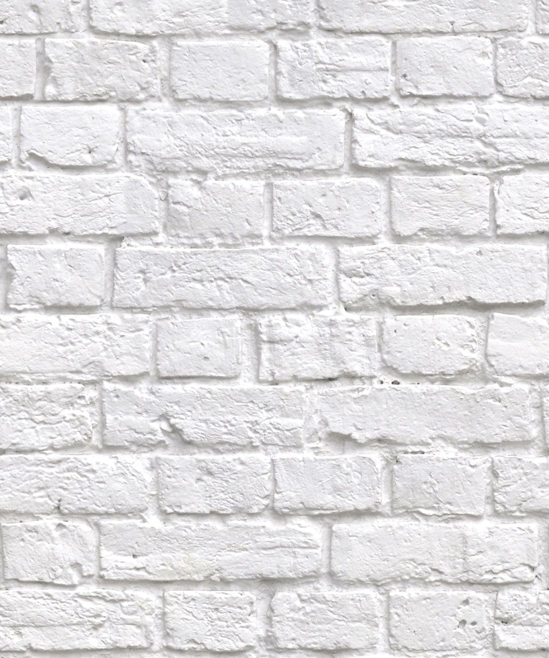 Soft White Bricks Wallpaper