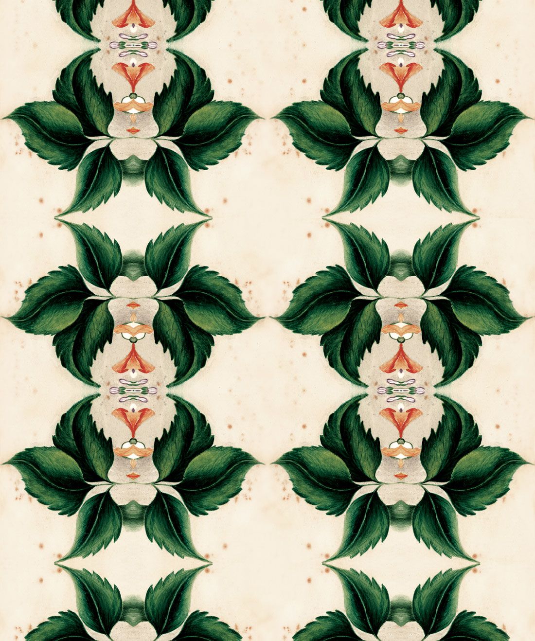 Euphemia 2 is an eclectic green Wallpaper