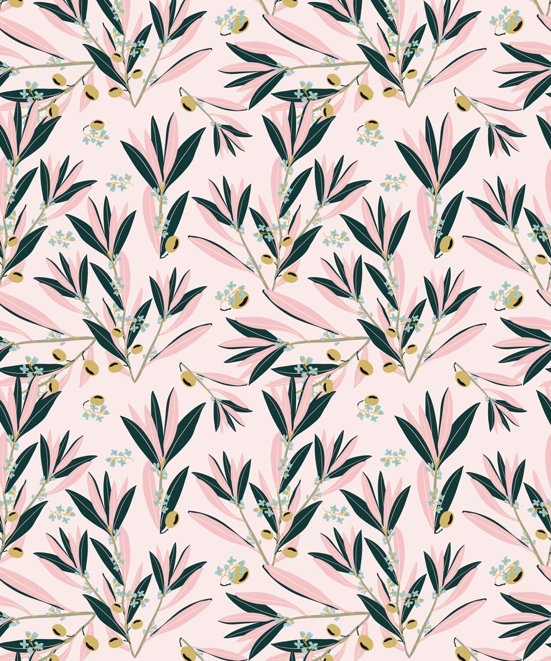 Olive Dapple Blushing Pink