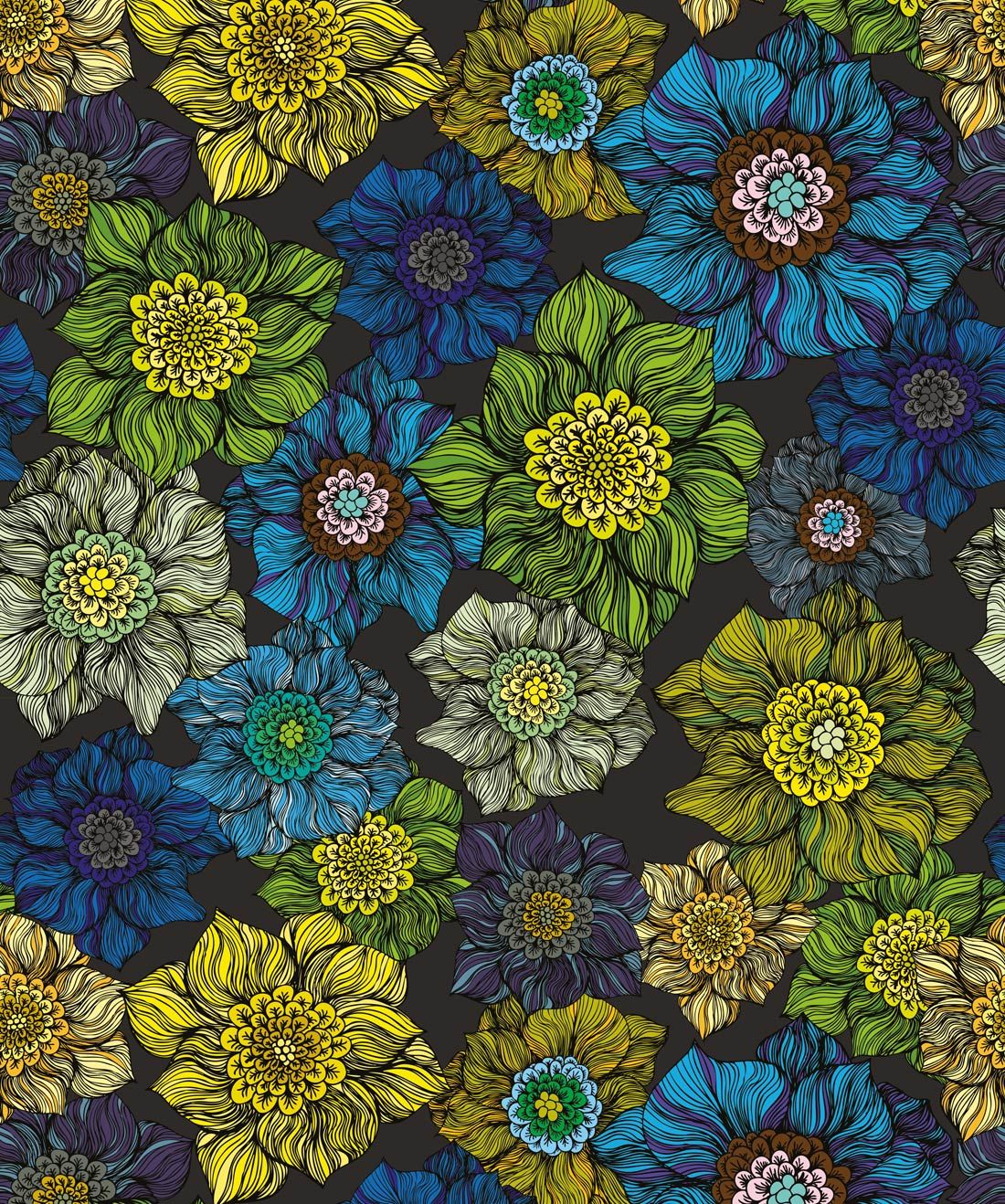 Sture is a flamboyant floral design