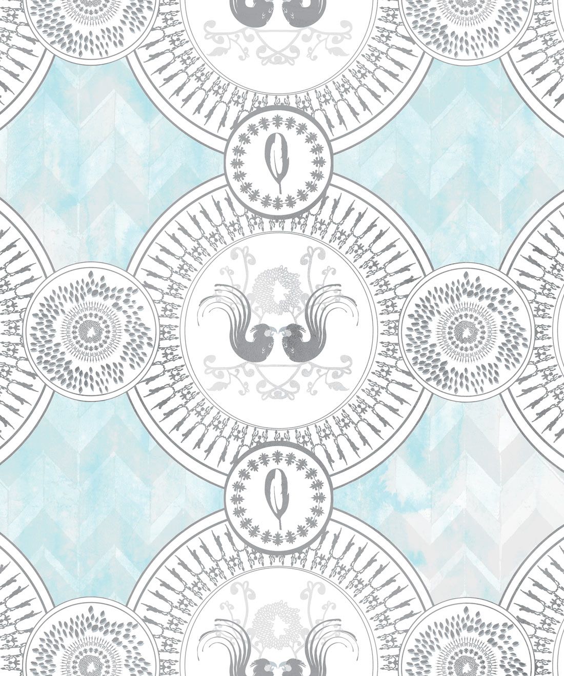 Parlour Paridiso in Beach is a Luxurious wallpaper