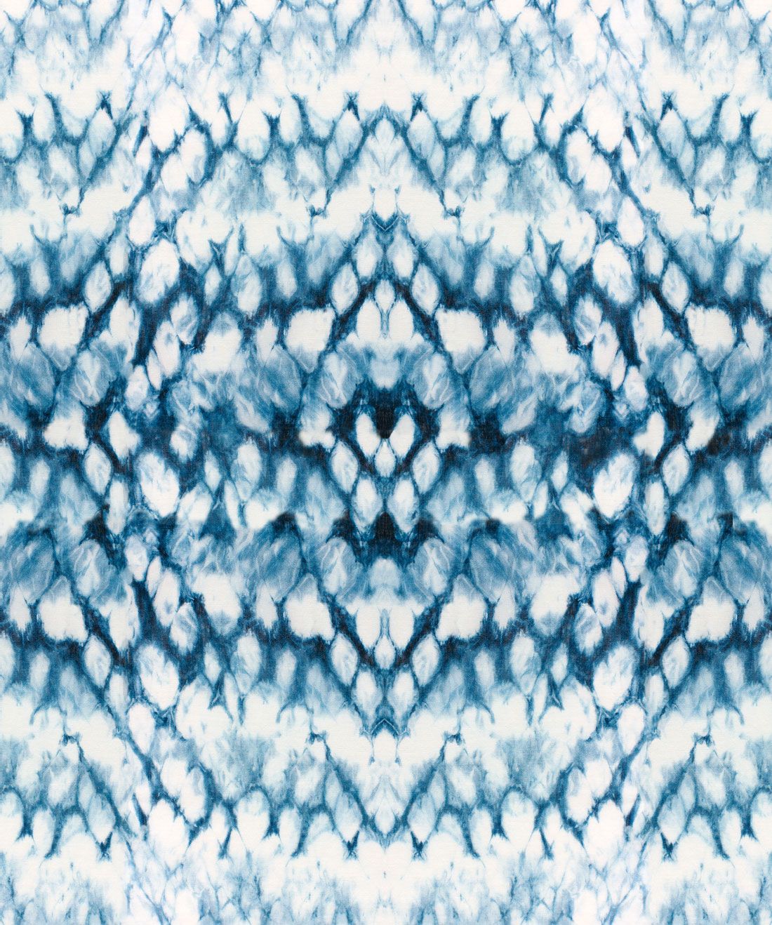 Entomology in Indigo is a diamond tie die Wallpaper