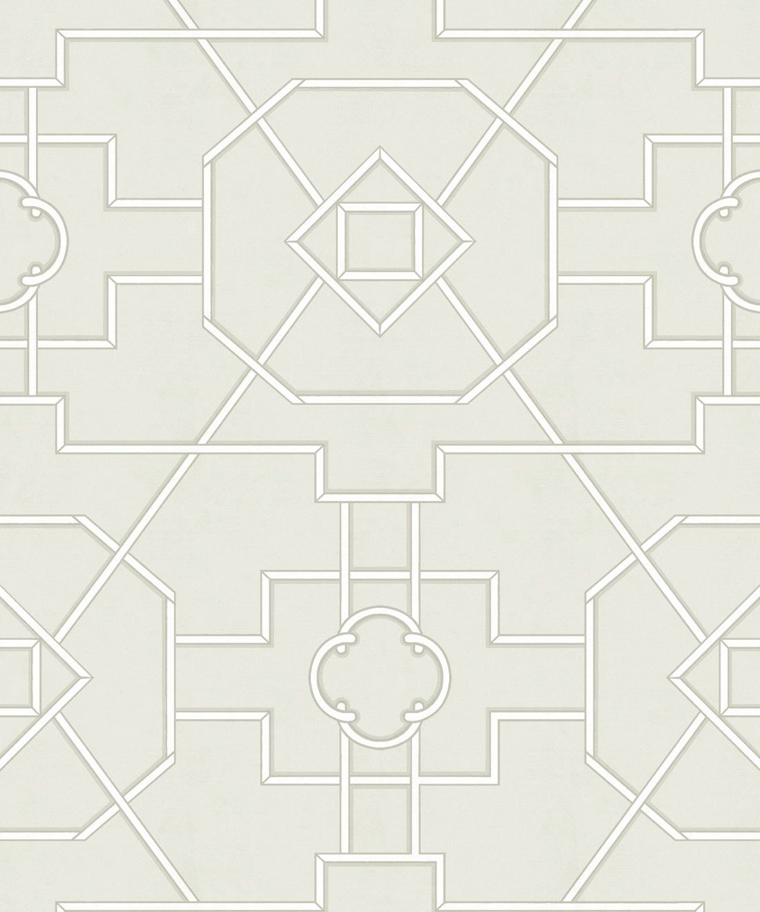 Trellis Wallpaper • Geometric Wallpaper • Beige Wallpaper • Swatch