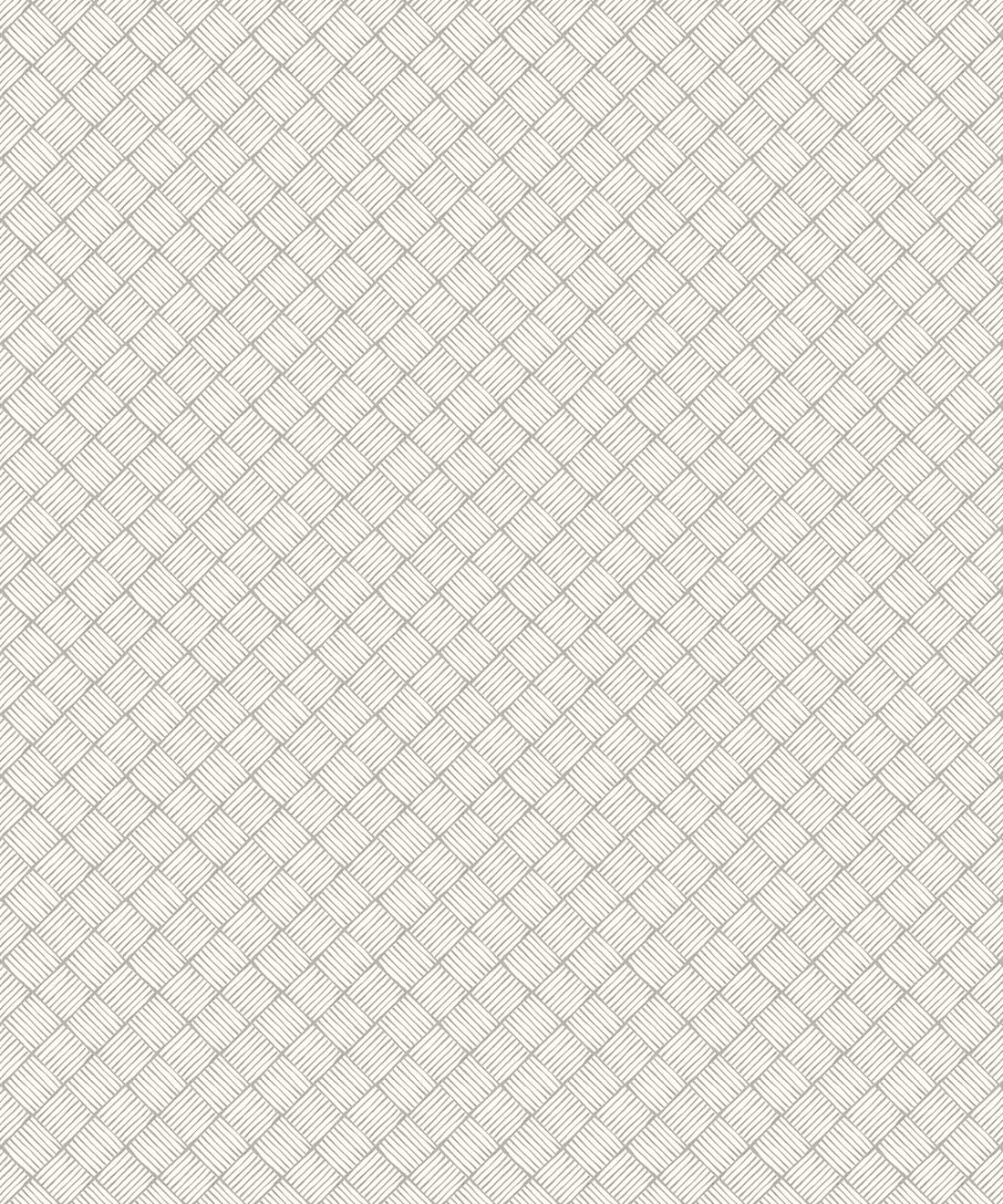 Thompson Wallpaper • Geometric Disamods • Dianne Bergeron • Putty • Swatch