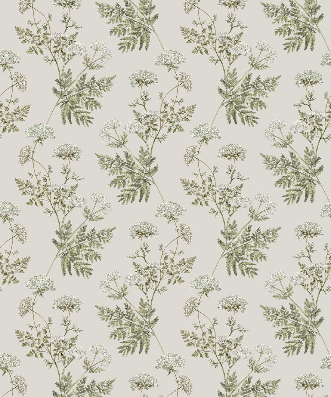 Cicely Wallpaper • Wildflower • Hackney & Co. • Light Stone • Swatch