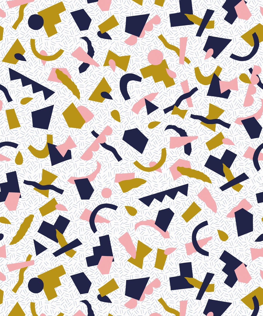Tutti Frutti Wallpaper • geometric • Grey • Swatch