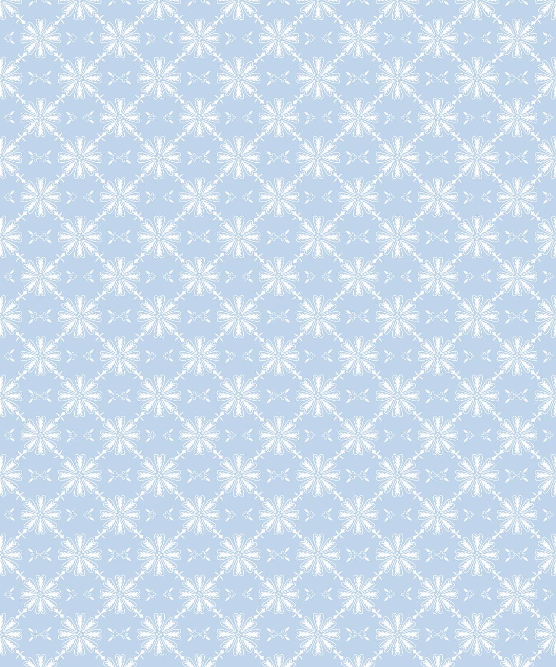 Sunflower Wallpaper • Floral Wallpaper • Bell Blue • Swatch